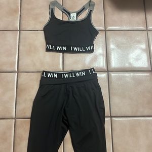 I will win yoga workout set
